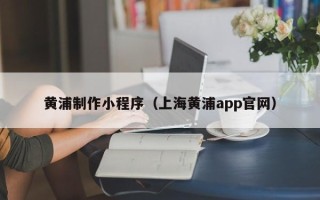 吐鲁番黄浦制作小程序（上海黄浦app官网）